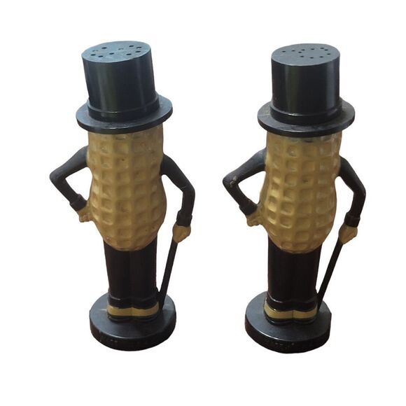 Vintage Mr. Peanut salt and pepper shakers - Picture 2 of 5